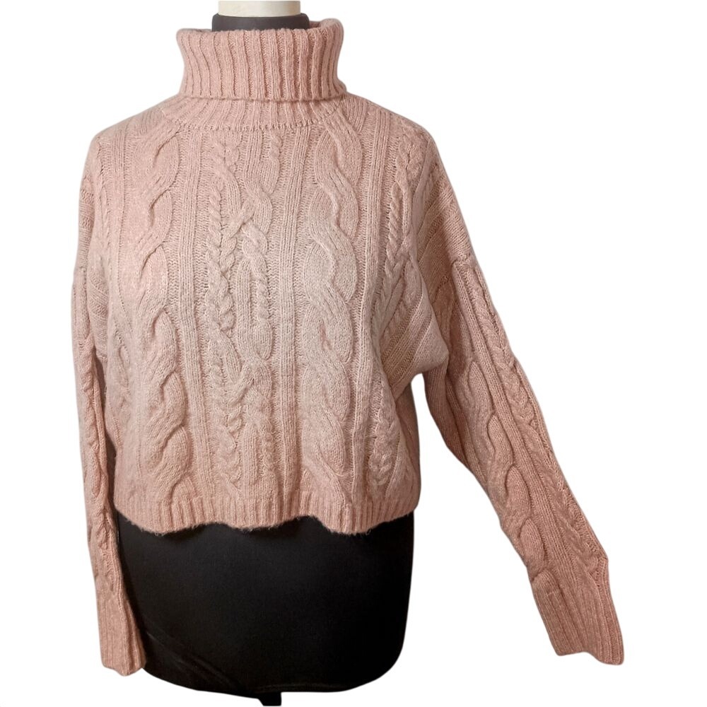 Love Tree Long sleeved, Turtle necked, Half Sweater‎ SKUW096